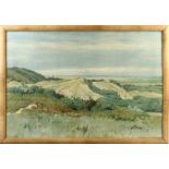 Ludwig Willem Reijmert Wenckebach (1860-1937), duinlandschap bij Schoorl, litho -70 x 100 cm -