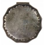 2e gehalte zilveren pepermuntdoosje, anno 1873