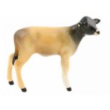 Porseleinen beeld: Jersey Calf, model 1249D, gemerkt Beswick, -7,2 cm hoog-