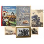 WOII, kleine verzameling Hitler-Jugend, waarbij foto's, oorkonde voor hoogspringwedstrijd en