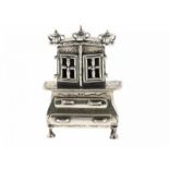 2e gehalte zilveren miniatuur: kabinet