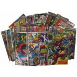 A lot with appr. 200 American comics, a lot of Marvel: Robin, Ragman, Chain Gang, Freak Force, Black