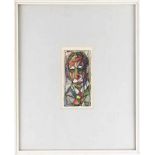 J.M Linnenbank (1922-1996), 'Clown', aquarel, gesigneerd en gedateerd '84 - 21 x 10 cm -