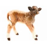 Porseleinen beeld: Dairy Shorthorn Calf, model 1406C, gemerkt Beswick, -7,2 cm hoog-