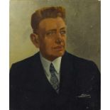 Jacob Johan Bodaan (1881-1954), mansportret, schouderstuk naar rechts, olieverf op doek,