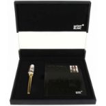 Montblanc Annual Edition 2004, Venetian Carnival; Columbine, fountain pen with 18ct gold nib, gold