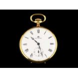 18kt geelgouden zakhorloge, Bucherer, in origineel etui - diameter 48 mm