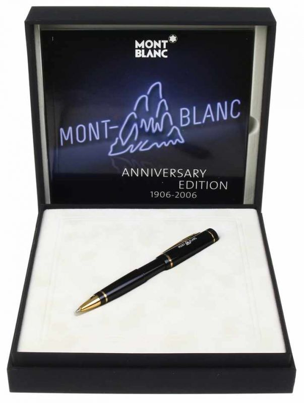 Montblanc Limited Edition: 100 Years Anniversary Edition, fountain pen with 18ct gold nib size M,