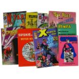 Diverse strips: Suske en Wiske, Spiderman, Tarzan etc.