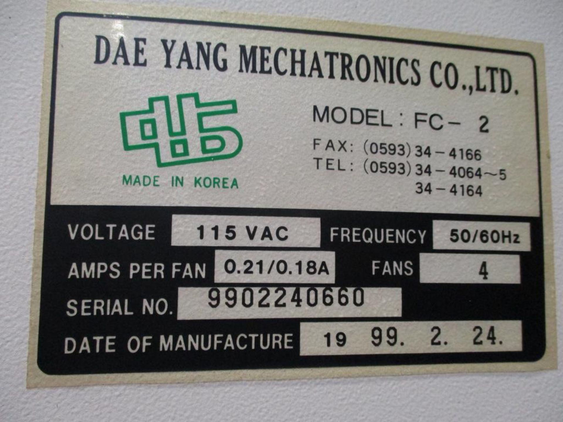 1999 Daewoo DMV-500s Diamond Series Vertical CNC - Image 22 of 23