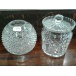 WATERFORD CRYSTAL GLOBE SHAPE VASE