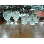 PART SUITE WATERFORD CUT CRYSTAL