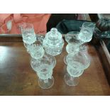 COLLECTION OF ASSORTED CUT GLASS