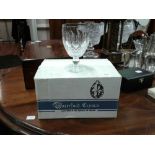 SET OF SIX WATERFORD CRYSTAL WINES
