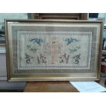 CHINESE EMBROIDERED SILK PICTURE