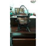 COPPER AND WROUGHT IRON COAL BUCKET