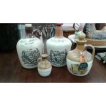 PAIR OF LOCKES KILBEGGAN EARTHENWARE WHISKEY JARS