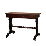 GEORGE III MAHOGANY CENTRE TABLE