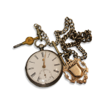 SILVER CASED POCKET WATCH