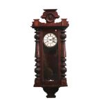Late Victorian Vienna wall clock