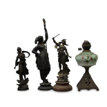 COLLECTION OF SMELTER FIGURES