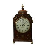 REGENCY ROSEWOOD BRACKET CLOCK