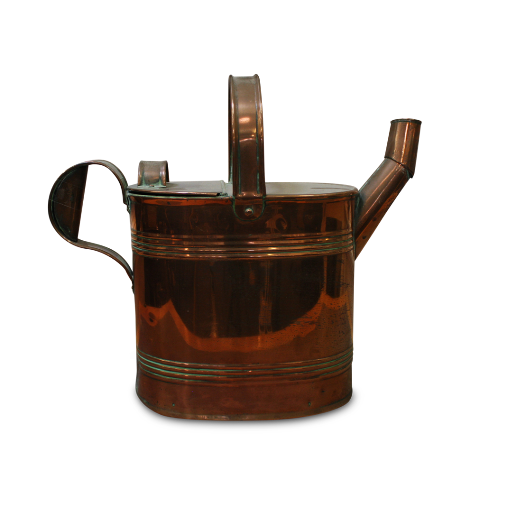 EDWARDIAN COPPER WATERING CAN