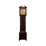 Victorian flame mahogany grandfather clock