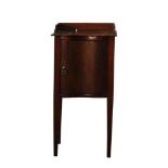 EDWARDIAN MAHOGANY BEDSIDE CABINET