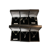 COLLECTION OF SIX ASSORTED NECKLACE AND EARRING SETS