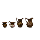 ASSORTED LUSTRE JUGS