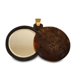 PIERCED TORTOISESHELL MAKEUP MIRROR