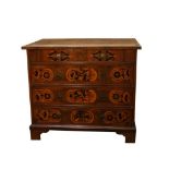 GERMAN INLAID CHEST OF DRAWERS