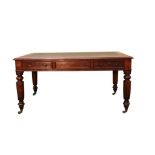 VICTORIAN MAHOGANY PARTNERS WRITING TABLE