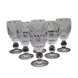 SET OF SIX WATERFORD CRYSTAL SHERRIES