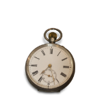 SILVER CASED POCKET WATCH