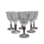 SET OF SIX WATERFORD CRYSTAL WINES