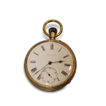 JOHN BENNETT 18K GOLD CASED POCKET WATCH