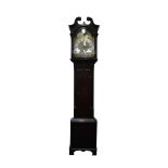 GEORGE III MAHOGANY GRANDFATHER CLOCK