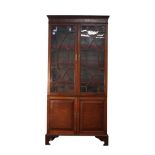 EARLY VICTORIAN MAHOGANY BOOKCASE