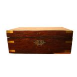 VICTORIAN ROSEWOOD VENEERED WRITING BOX