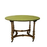 VICTORIAN GILTWOOD CARD TABLE