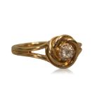 9CT GOLD AND GEM SET DRESS RING