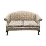 EDWARDIAN HUMP BACK TWO SEATER COUCH