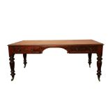 VICTORIAN MAHOGANY PARTNERS WRITING TABLE