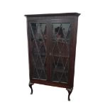 GEORGIAN AND LATER MAHOGANY CORNER CABINET