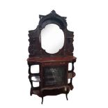 EDWARDIAN CARVED MAHOGANY CHIFFONIER