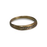 9 CT GOLD DIAMOND HALF ETERNITY RING