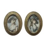 PAIR 19TH CENTURY CONTINENTAL SCHOOLS