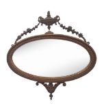 VICTORIAN OVAL WALL MIRROR